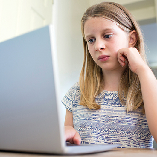 A child is subject to online abuse every 16 minutes in England and Wales, the NSPCC says. Picture: Adobe Stock/posed by model