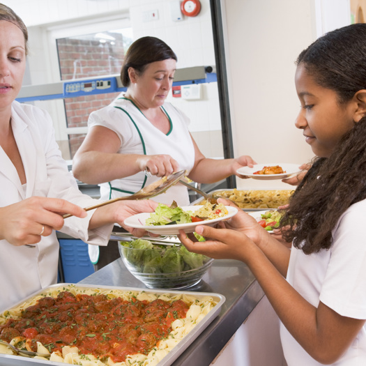 School canteen staff have been urged to stockpile 'long-life' goods. Picture: Adobe Stock