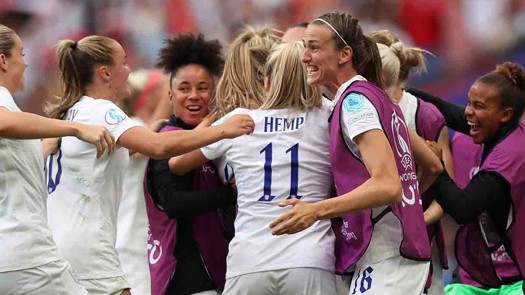 The Lionesses' Euros success has sparked a campaign for equal access to football for girls. Picture: England Football