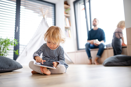 Screen time was higher among children from disadvantaged backgrounds, researches found. Picture: Adobe Stock
