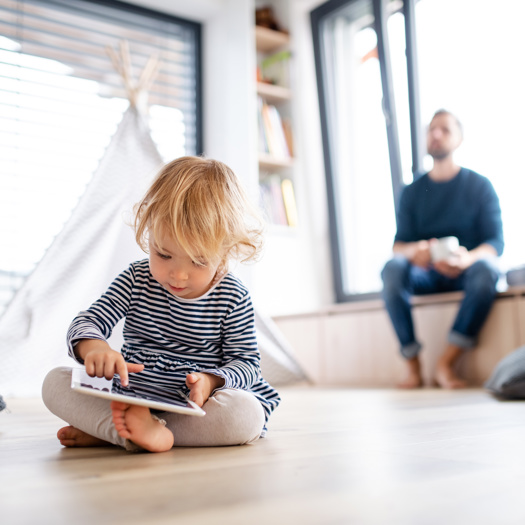 Screen time was higher among children from disadvantaged backgrounds, researches found. Picture: Adobe Stock