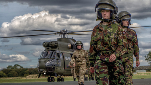 The research finds young people who attend cadets gain skills and experience that can be useful in the future
