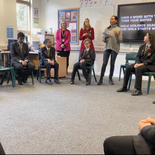 At Rokeby School, students discussed topics of harassment, consent and boundaries in interactive workshops led by teachers and staff from charity Tender. Picture: Emily Harle/CYP Now