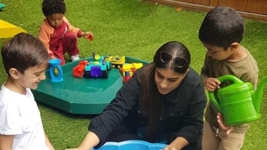 Angel Pre School in Pimlico ran a range of fun activities for young children at its holiday club. Picture: LEYF