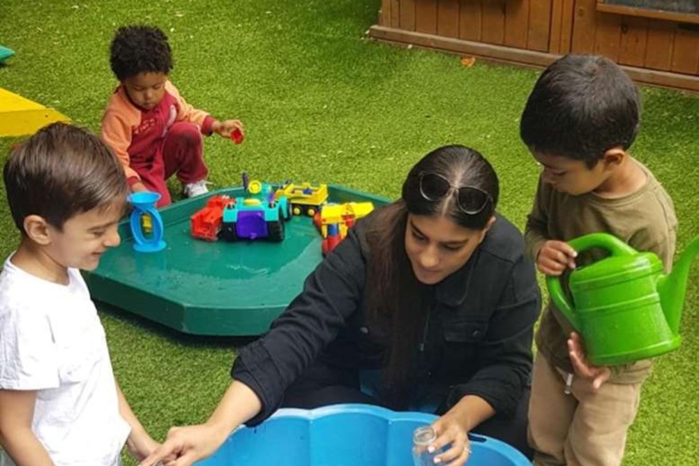 Angel Pre School in Pimlico ran a range of fun activities for young children at its holiday club. Picture: LEYF