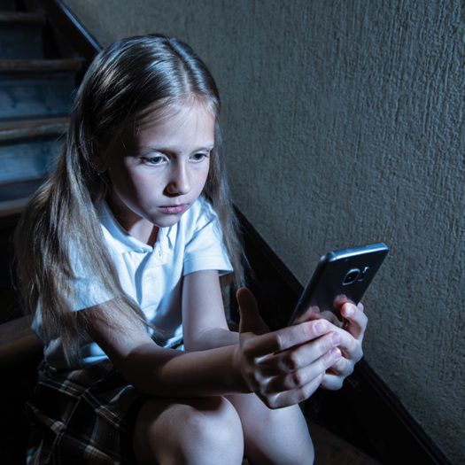 Mobile phone sales increase at Christmas, prompting concerns over children's safety. Picture: Samuel/Adobe Stock