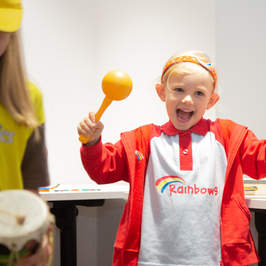 Rainbows and Browies can still complete their badges along with everyone else. Picture: Girlguiding