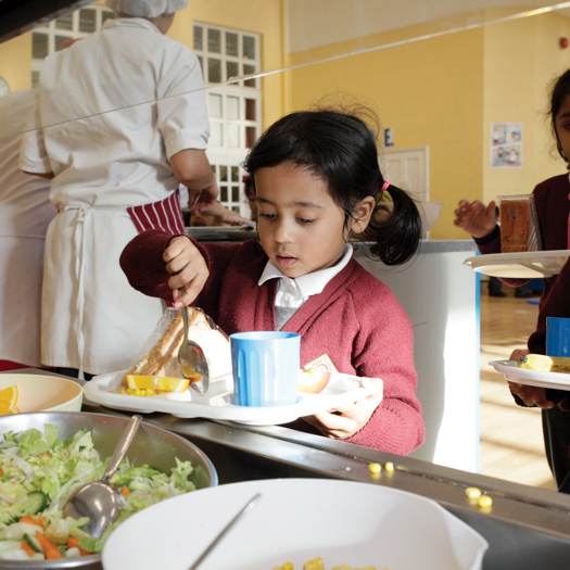 The government has asked catering providers to provide care packages to replace free school meals. Picture: Lucie Carlier