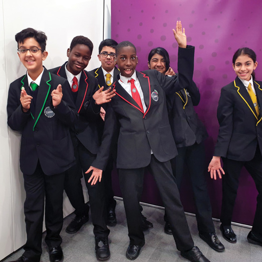 Young people from Lister School made videos to promote deaf awareness on local buses and emergency services