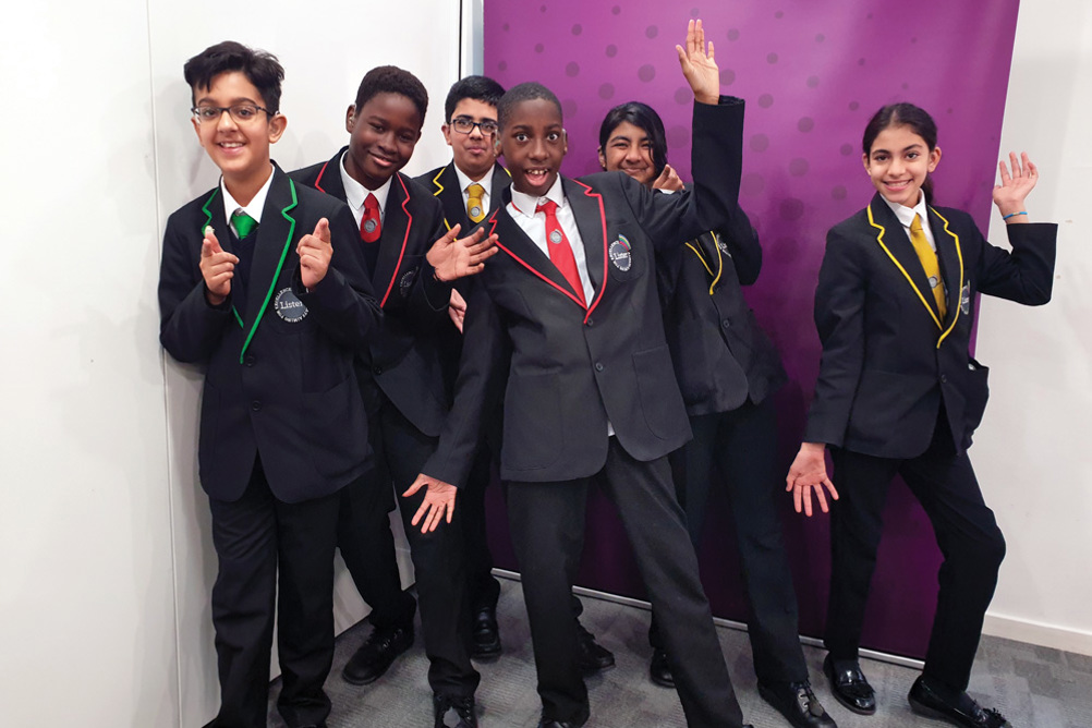 Young people from Lister School made videos to promote deaf awareness on local buses and emergency services