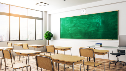 Half of disadvantaged pupils are expected to stay at home today. Picture: Adobe Stock