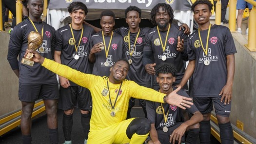 The football tournament brings care-experienced young people together every year. Picture: Warwickshire County Council