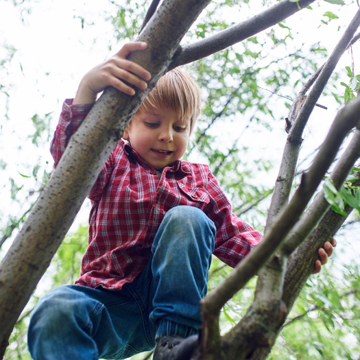 Children are encouraged to take part in 'risky' activities to reduce anxity, psychologists said. Picture: Adobe Stock