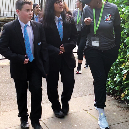 The chaperone scheme is being trialled at Erdington Academy in Birmingham