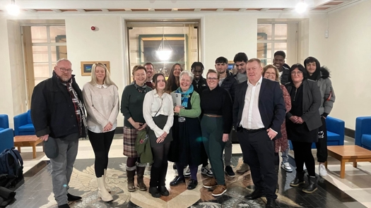 Care-experienced young people were invited to share their views at both council meetings. Picture: Terry Galloway 
