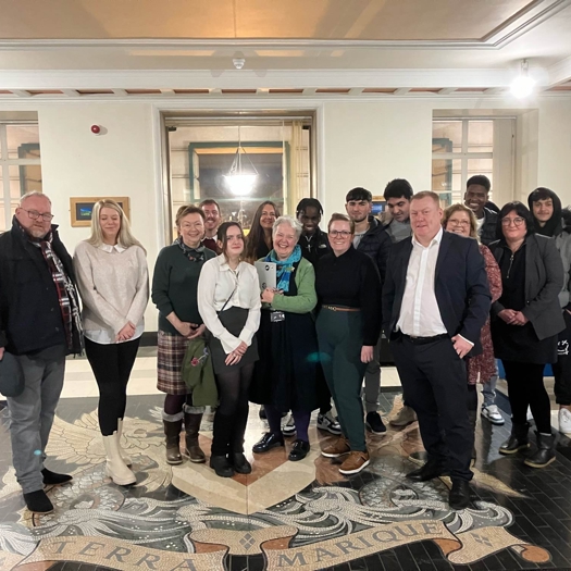 Care-experienced young people were invited to share their views at both council meetings. Picture: Terry Galloway 
