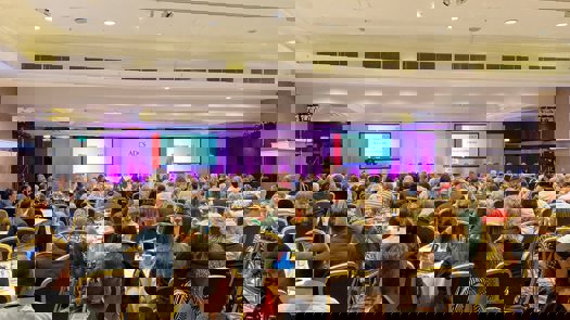 John Pearce addresses the ADCS conference in Manchester. Picture: ADCS